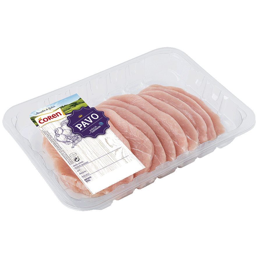 PECHUGA DE PAVO FILETEADA 300 G.