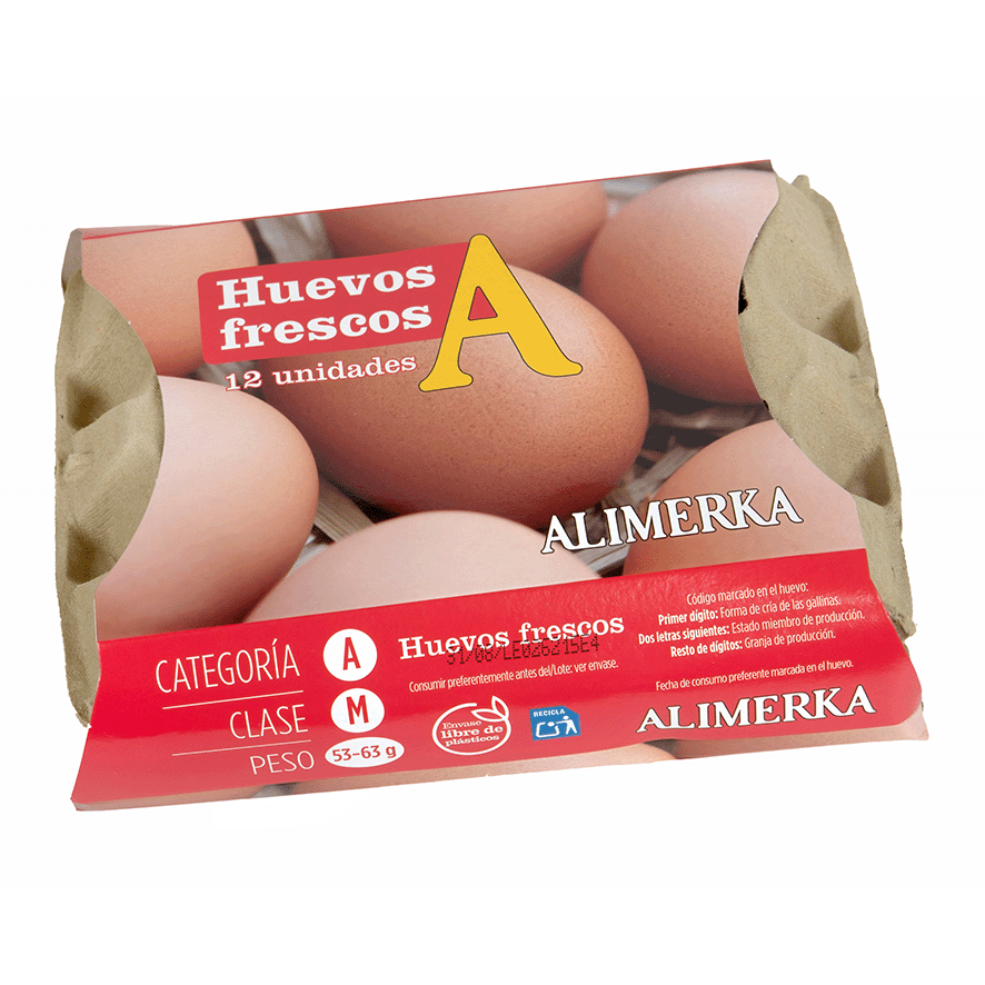 HUEVOS  A-M LA DOCENA