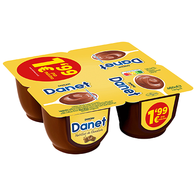 NATILLAS DE CHOCOLATE 120 G. PACK 4