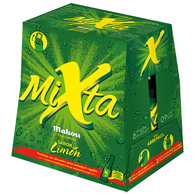 CERVEZA MIXTA LIM&Oacute;N 25 CL. PACK 6