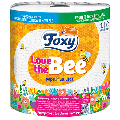 PAPEL DE COCINA LOVE THE BEE 1 ROLLO