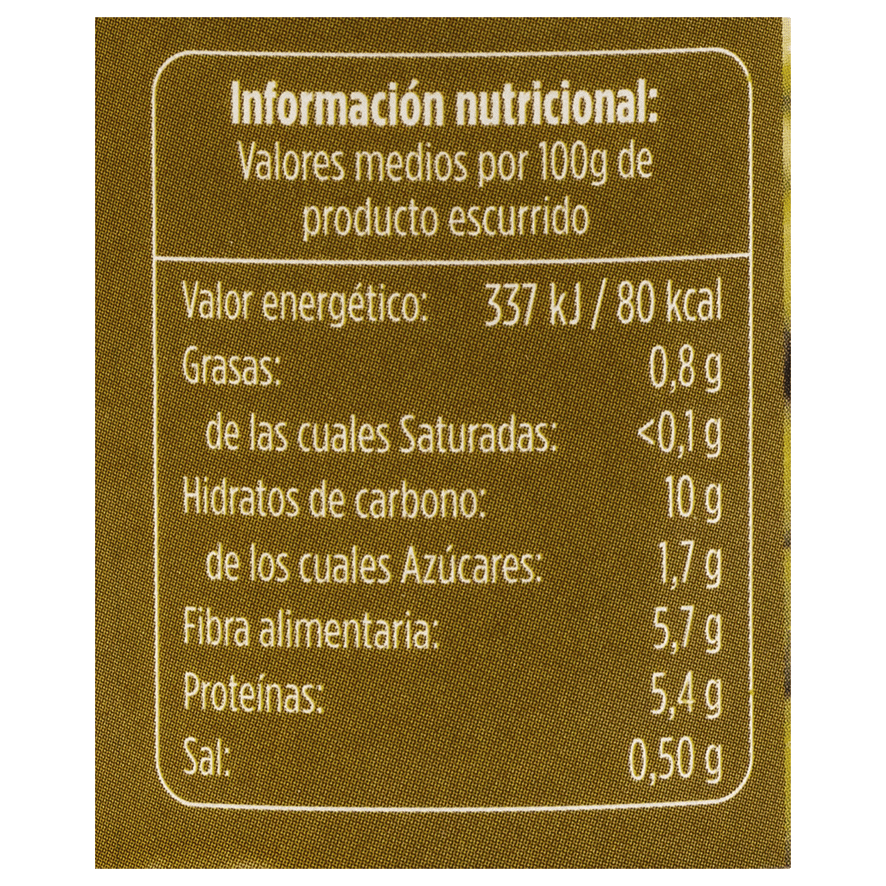 GUISANTES AL NATURAL MEDIANOS 95 G.