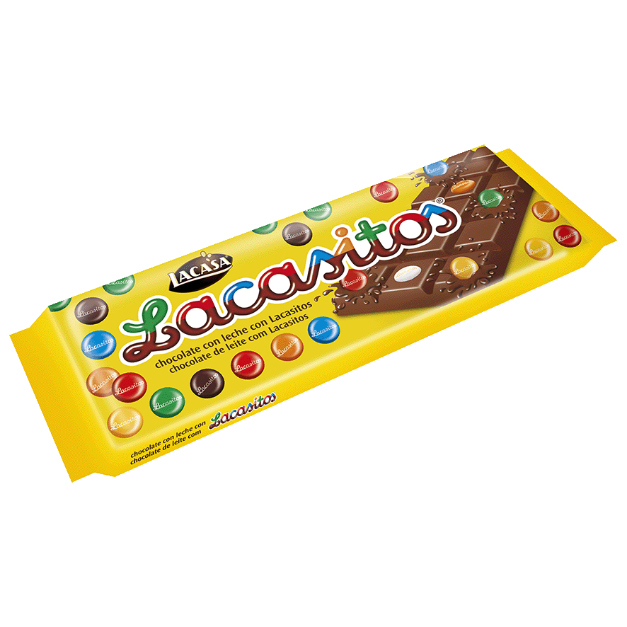 CHOCOLATE CON LECHE CON LACASITOS 100 GRS.