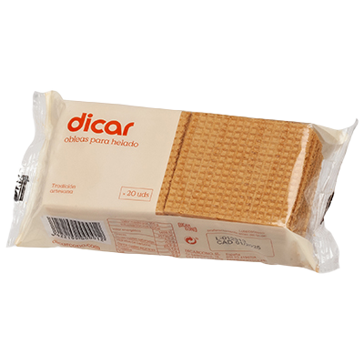 OBLEAS PARA HELADO 20 UDS.