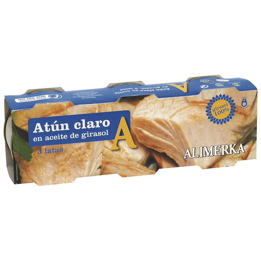 AT&Uacute;N CLARO EN ACEITE DE GIRASOL 195 G.