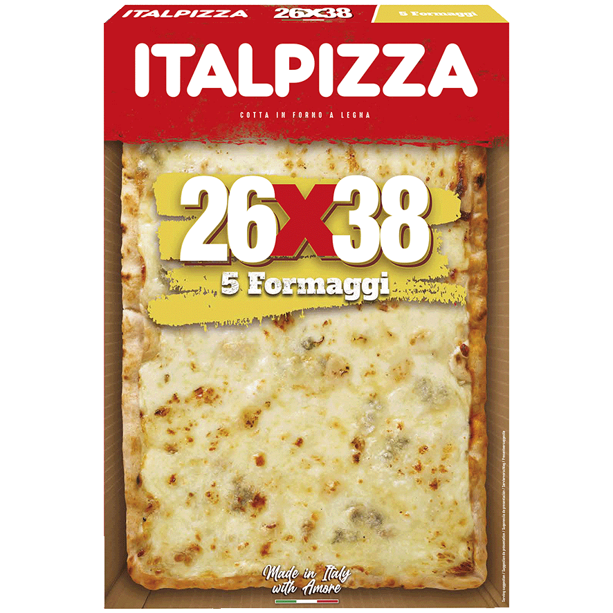 PIZZA 5 FORMAGGI 520 G.