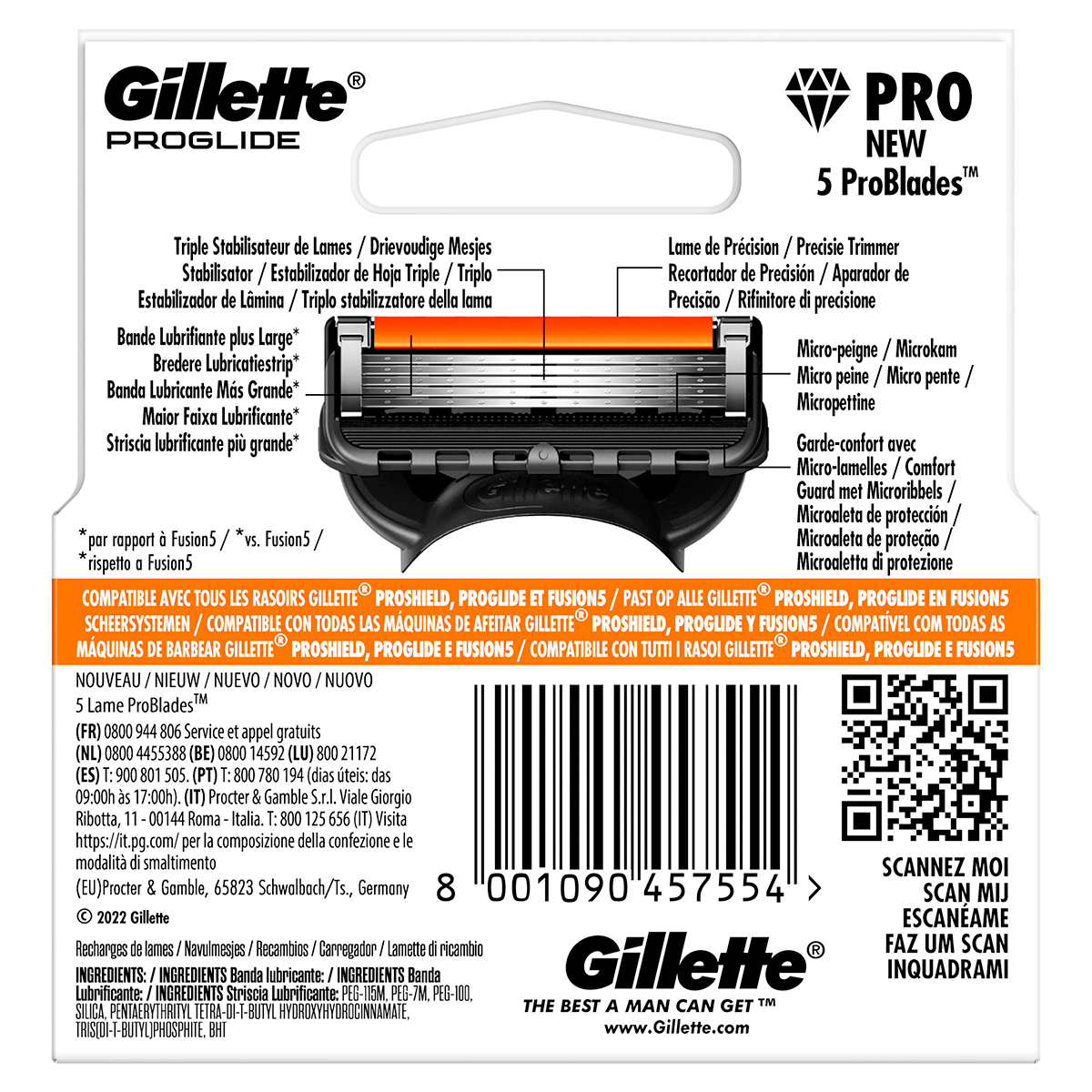 RECAMBIO FUSION PROGLIDE MANUAL 3 UDS.