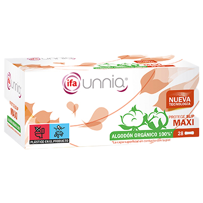 PROTEGE SLIP MAXI 100% ALGOD&Oacute;N 28 UDS.