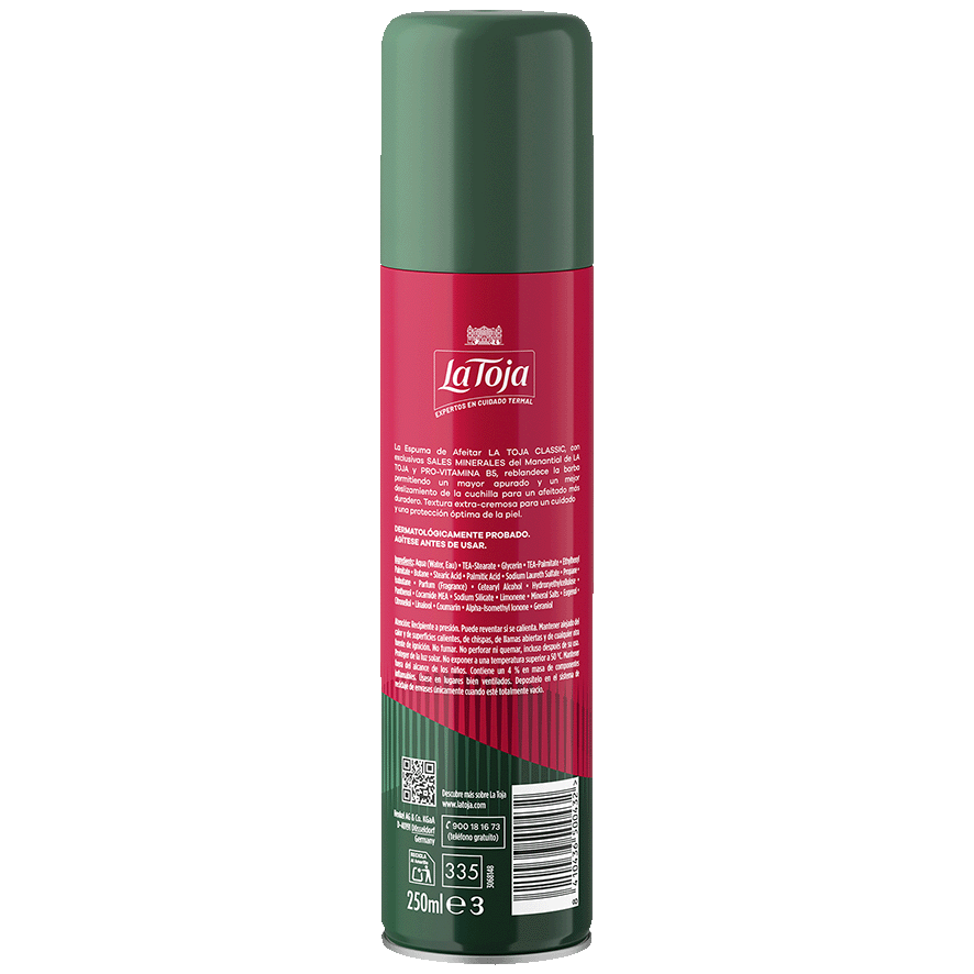 ESPUMA DE AFEITAR CL&Aacute;SICA 250 ML.