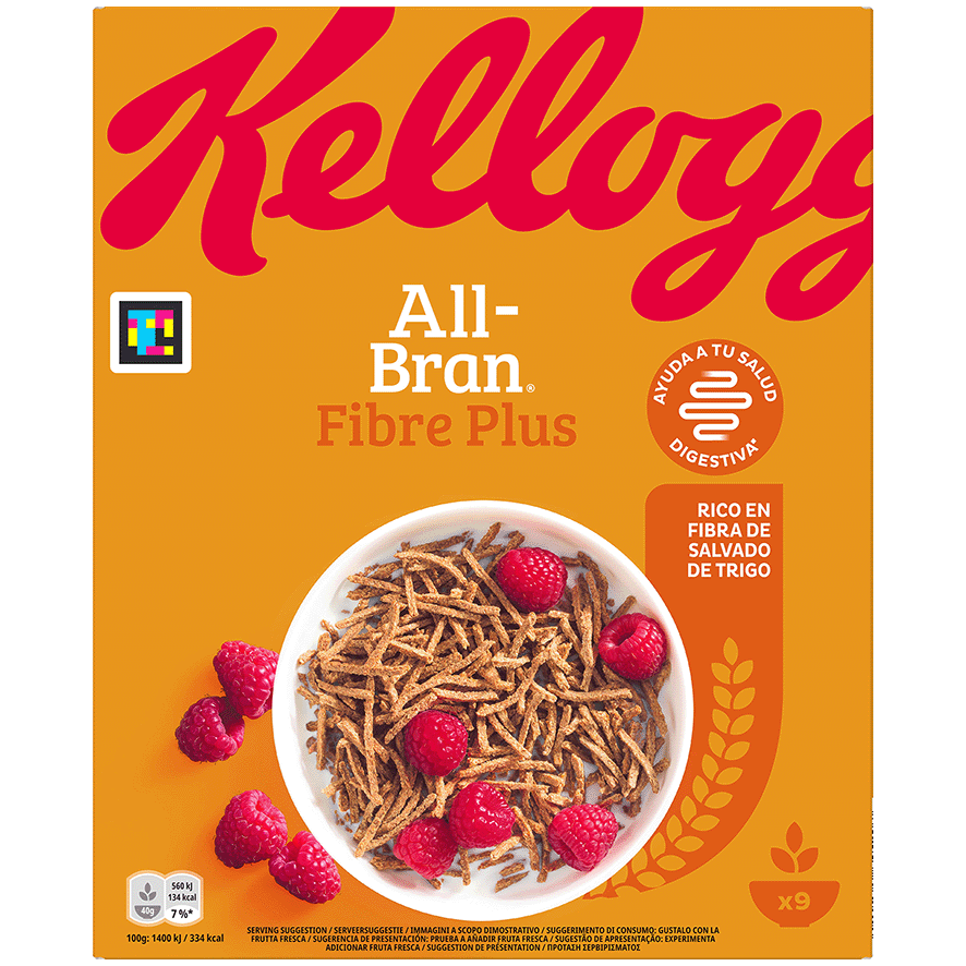 CEREALES ALL-BRAN FIBRE PLUS 375 G.