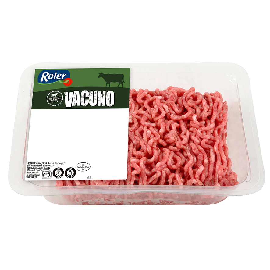 PICADA DE VACUNO BURGER MEAT 400 G.