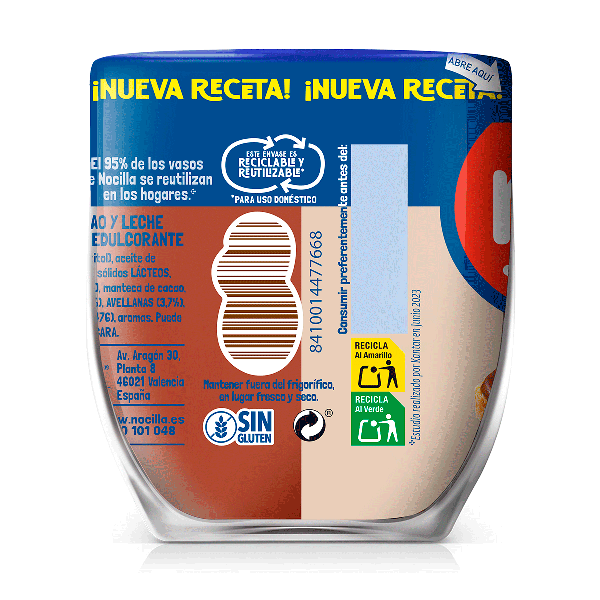 CREMA CHOCO MIX 0% AZ&Uacute;CARES 180 G.