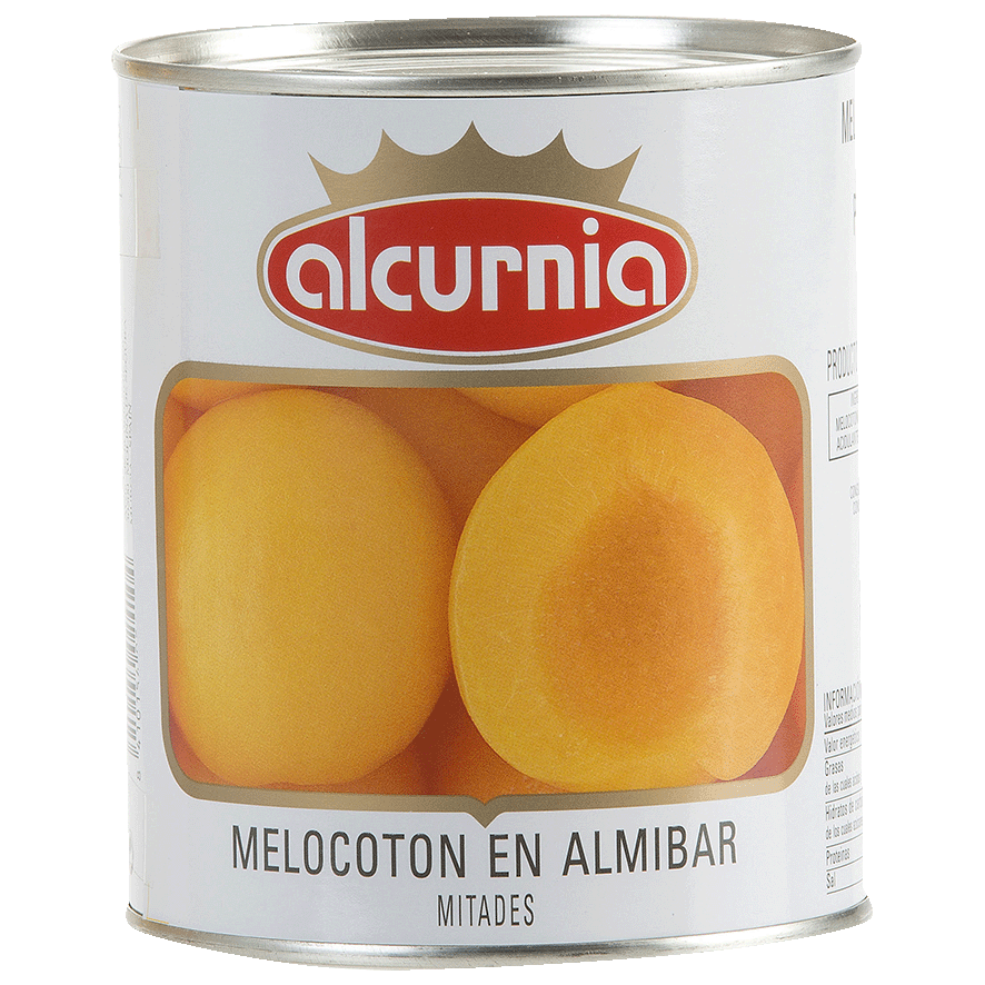 MELOCOT&Oacute;N EN ALM&Iacute;BAR MITADES 480 G.