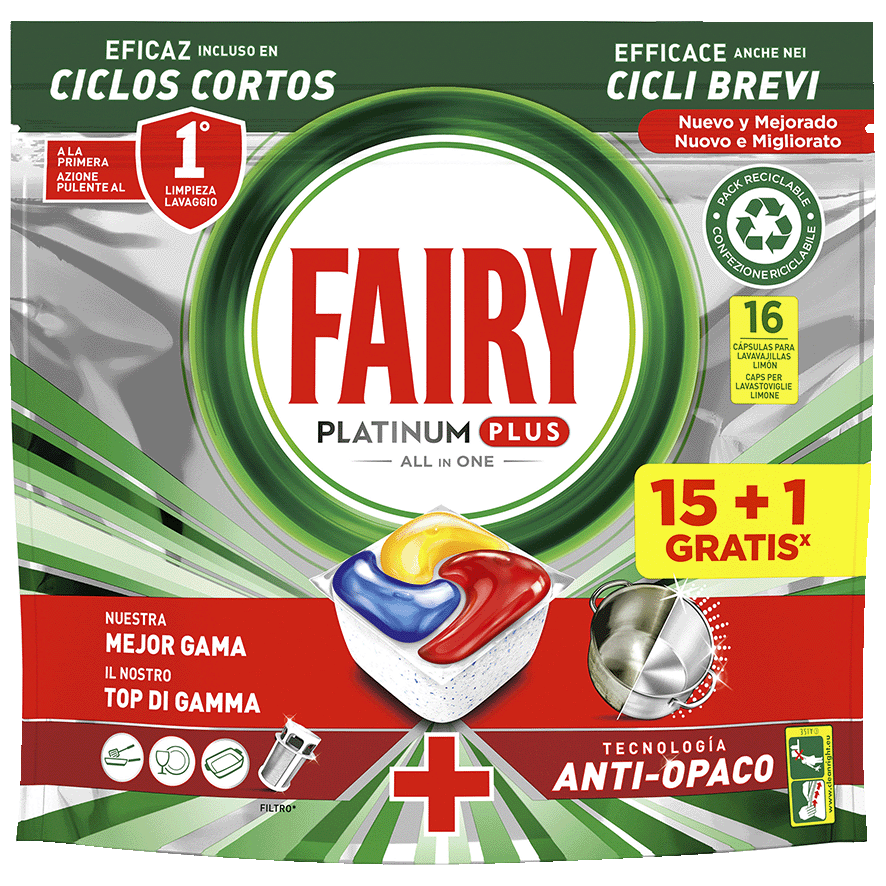 LAVAVAJILLAS PLATINUM PLUS ALL IN ONE 15 C&Aacute;PSULAS