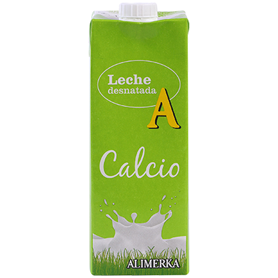 LECHE DESNATADA CON CALCIO 1 LITRO
