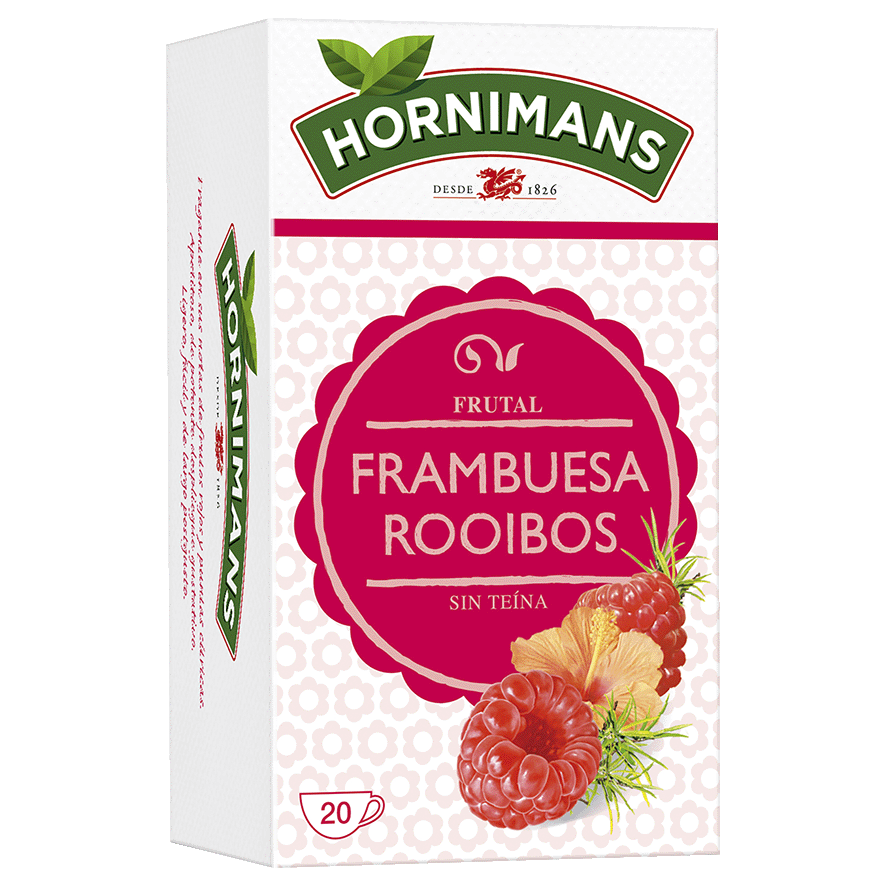INFUSI&Oacute;N DE ROOIBOS Y FRAMBUESA 20 UDS.