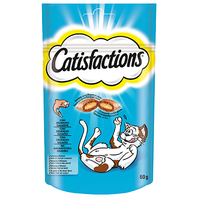 SNACK PARA GATOS CON SALM&Oacute;N 60 G.
