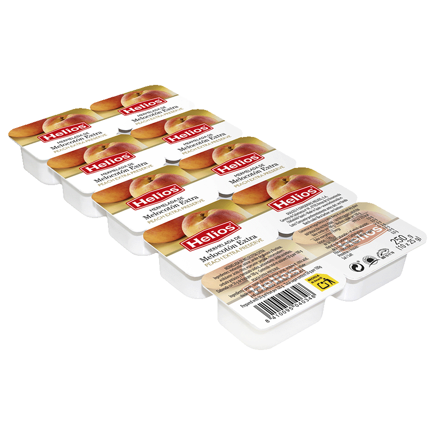 MERMELADA DE MELOCOT&Oacute;N 25 G. X 10
