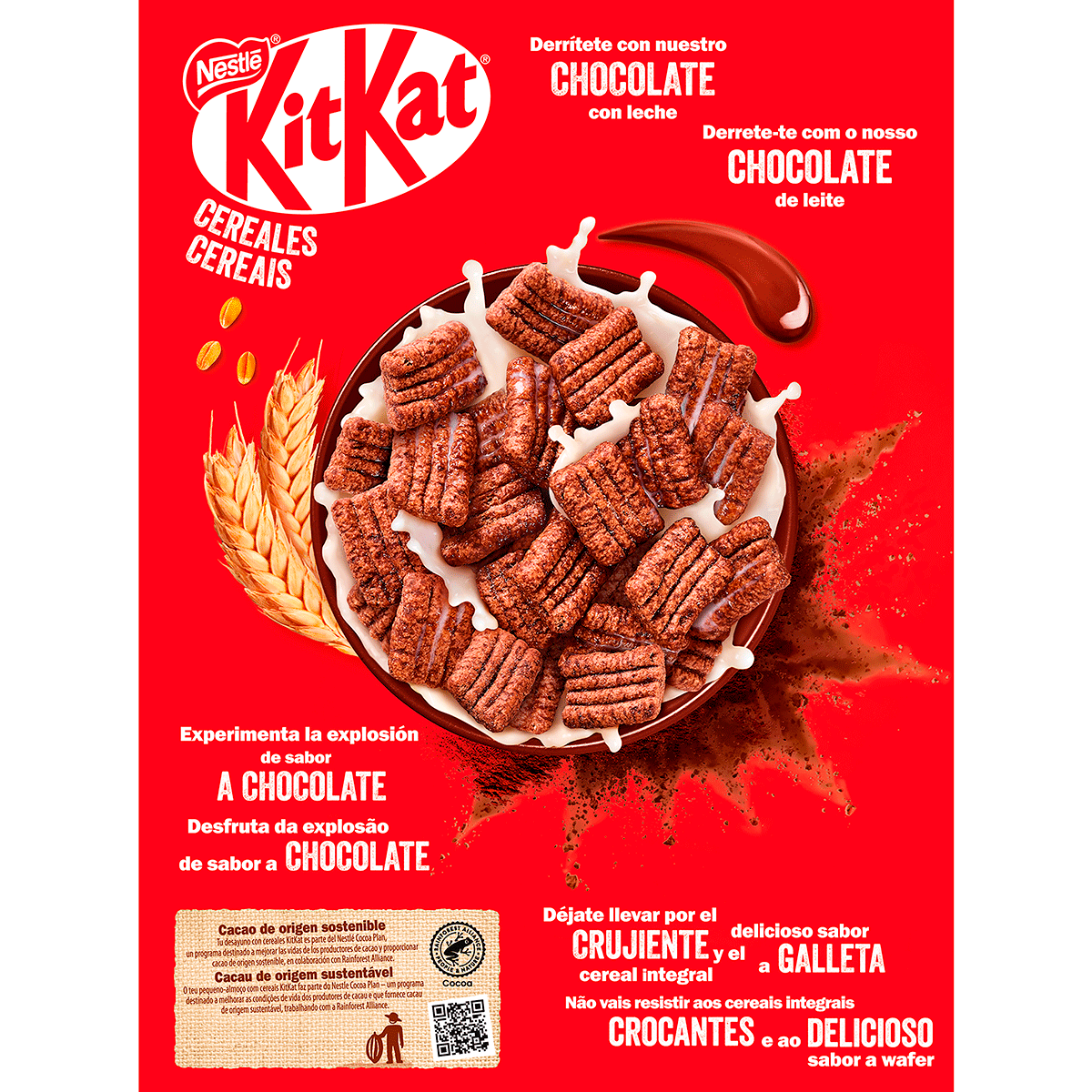 CEREALES KIT KAT 330 G.