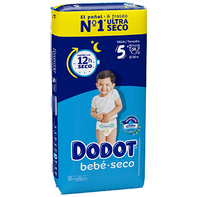 PA&Ntilde;ALES BEB&Eacute; SECO TALLA 5 54 UDS.