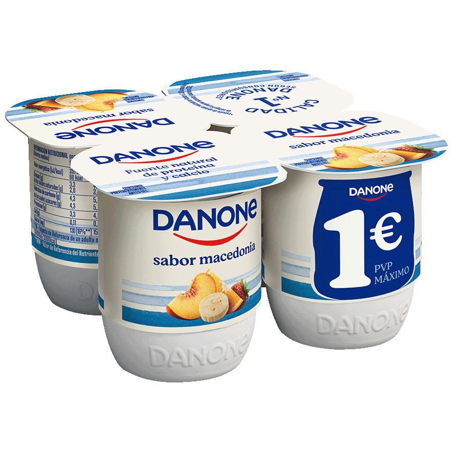 YOGUR DE MACEDONIA 120 G. PACK 4
