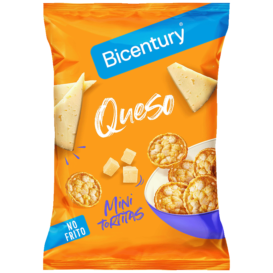 MINI TORTITAS SABOR QUESO 70 G.