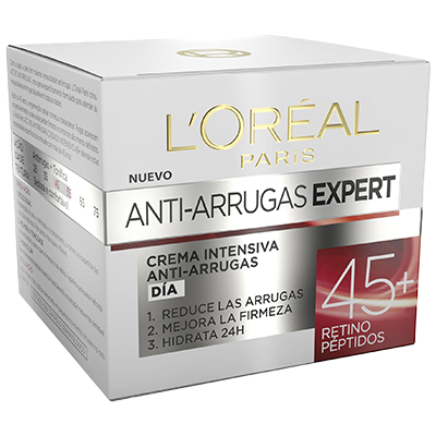 CREMA INTENSIVA ANTI-ARRUGAS EXPERT 45+ 50 ML.
