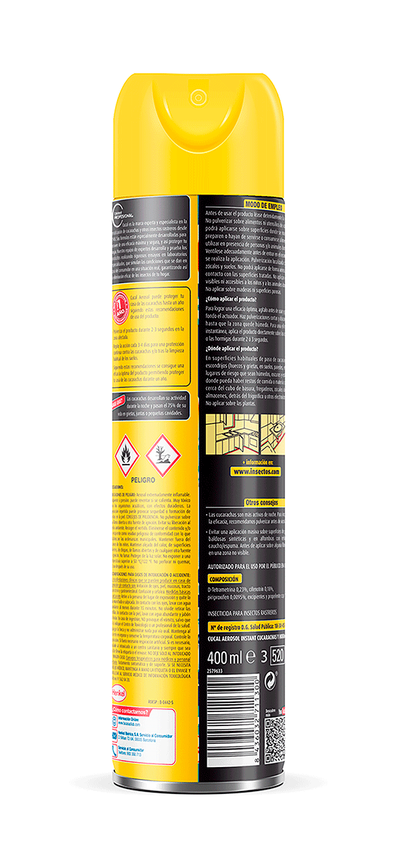 INSECTICIDA 400 ML.