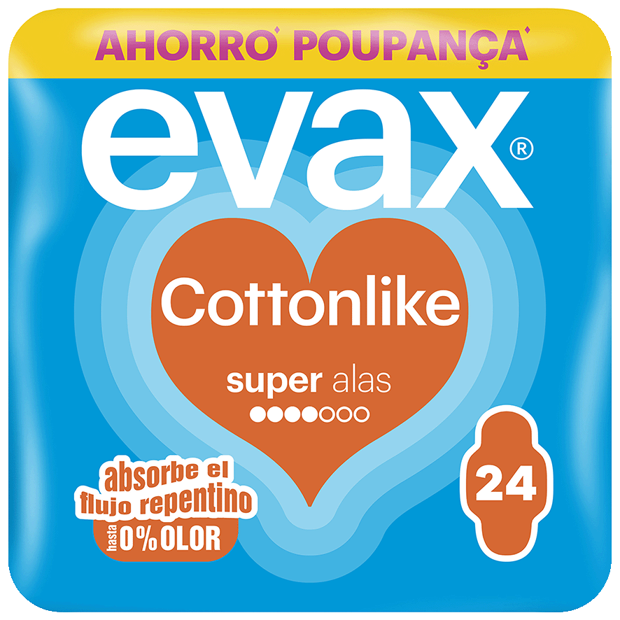 COMPRESA CON ALAS SUPER 24 UDS.