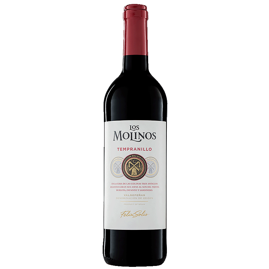 VINO VALDEPE&Ntilde;AS TINTO, 75 CL.