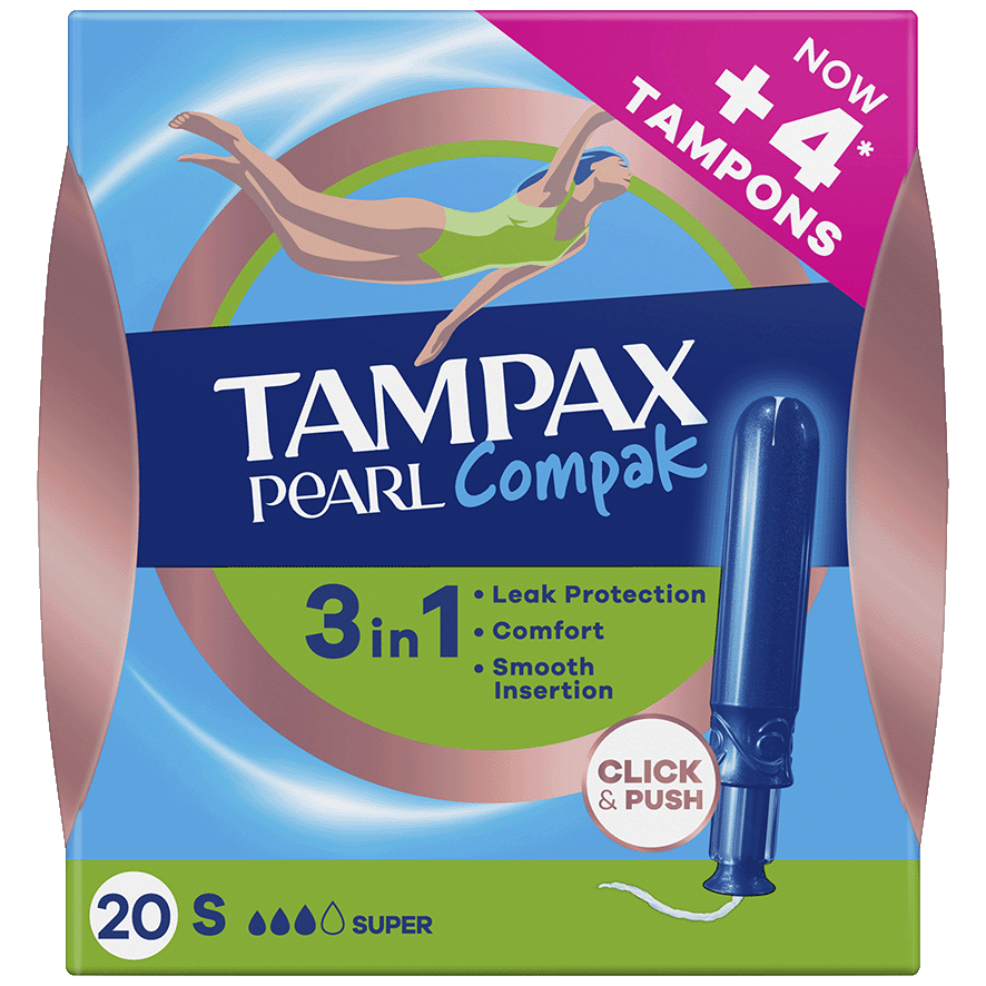 TAMPONES PEARL COMPAK SUPER 20 UDS.