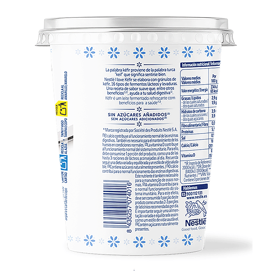 K&Eacute;FIR NATURAL 375 G.