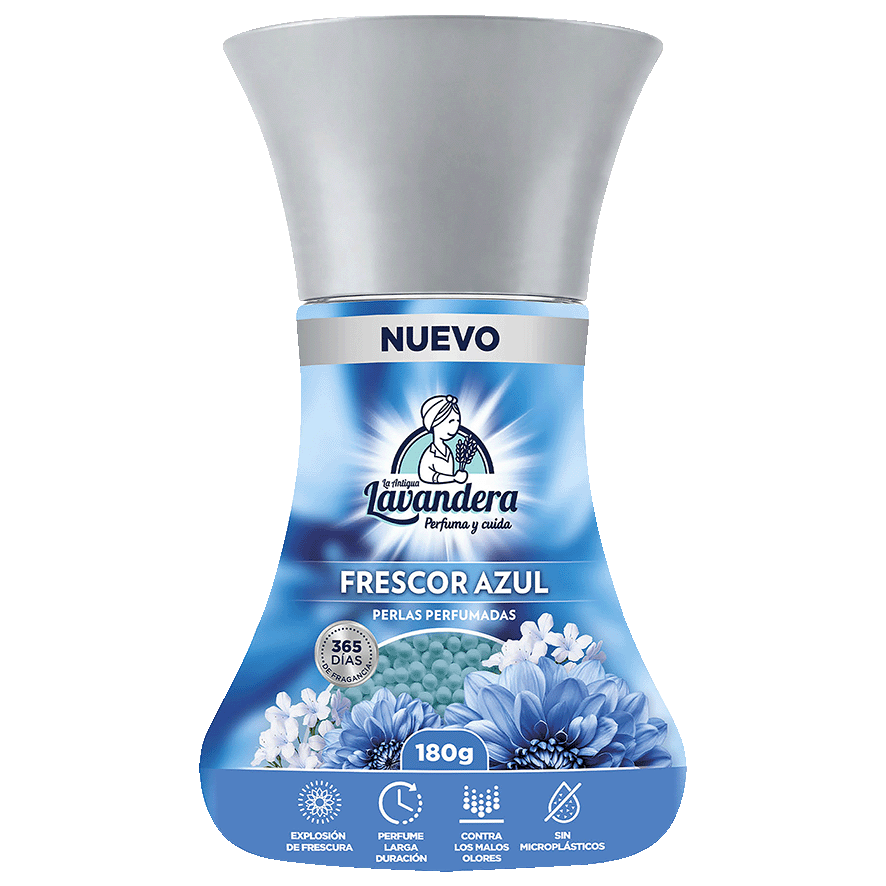 PERLAS PERFUMADAS FRESCOR AZUL 180 G.