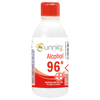ALCOHOL 96&deg; 250 ML.