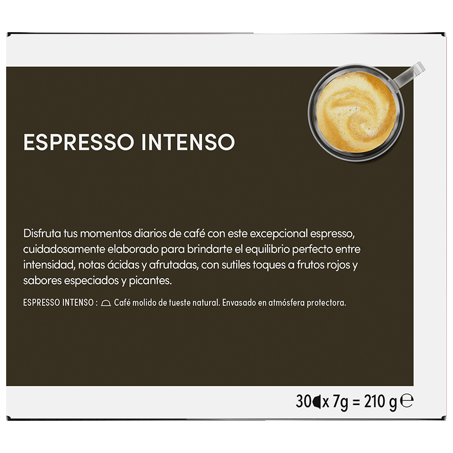 CAF&Eacute; ESPRESSO INTENSO DOLCE GUSTO 30 C&Aacute;PSULAS