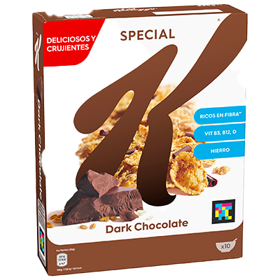CEREALES CON CHOCOLATE NEGRO 325 G.