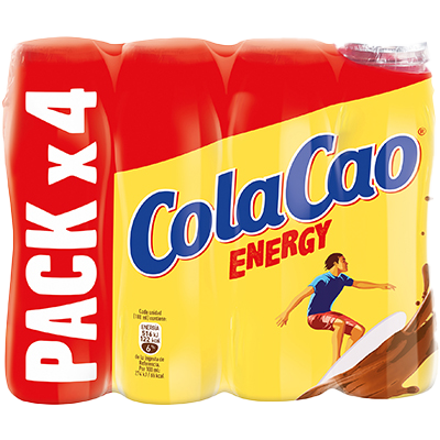 BATIDO DE CACAO ENERGY 188 ML. PACK 4