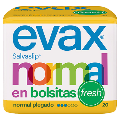 SALVASLIP PLEGADO EN BOLSITAS, NORMAL 20 UDS.