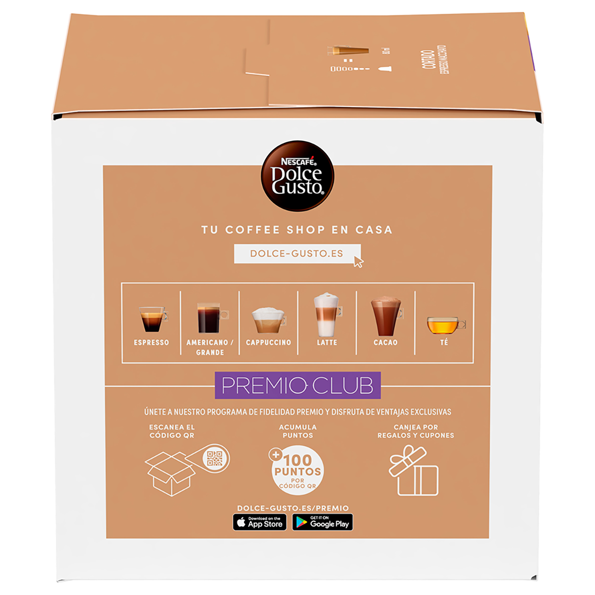 CAF&Eacute; CORTADO DOLCE GUSTO 16 C&Aacute;PSULAS