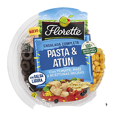 ENSALADA COMPLETA DE PASTA & AT&Uacute;N 325 G.
