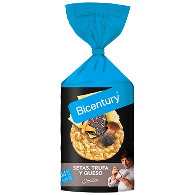 TORTITAS DE SETAS, TRUFA & PARMESANO 124 G.