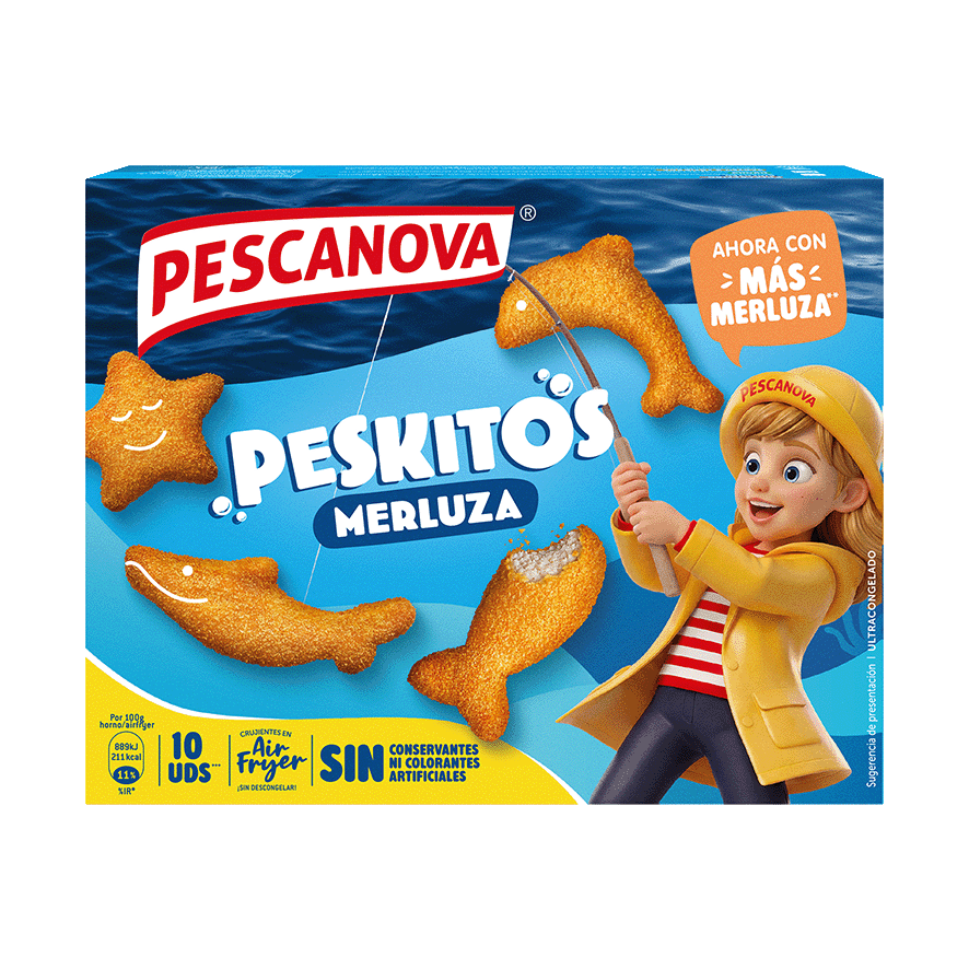 PESKITOS DE MERLUZA 400 GRS.