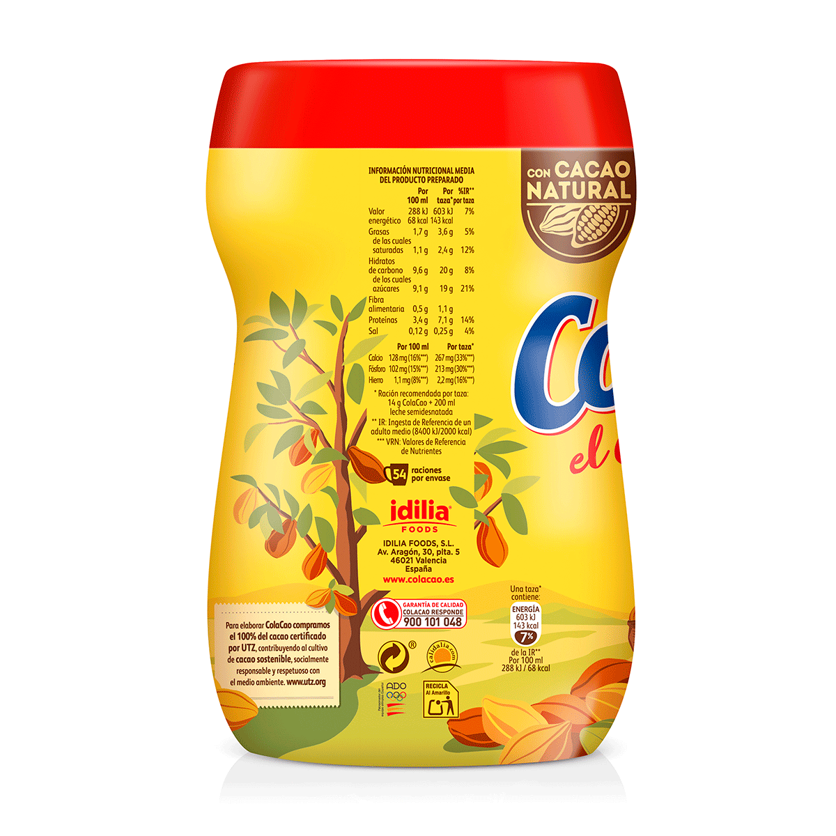 CACAO SOLUBLE 760 G.