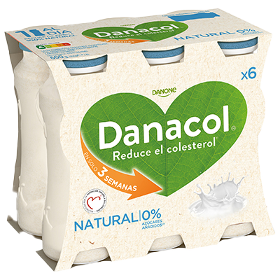 YOGUR L&Iacute;QUIDO NATURAL 0% 100 G. PACK 6