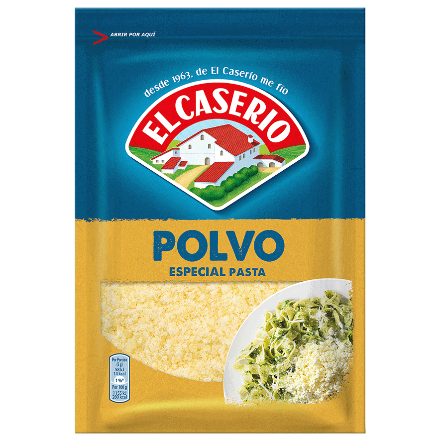 QUESO RALLADO EN POLVO 80 G.