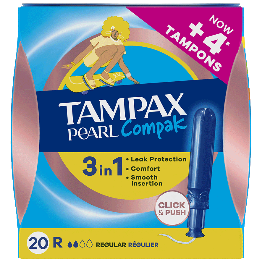 TAMPONES PEARL COMPAK REGULAR 20 UDS.