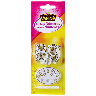 VELITA Y NUMEROS 1 UNIDAD