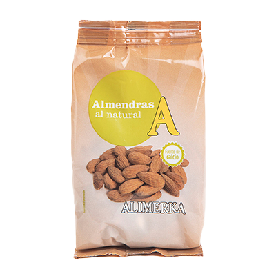 ALMENDRA CRUDA CON PIEL 125 G.