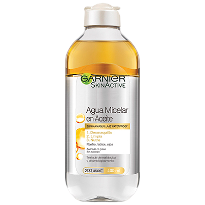 AGUA MICELAR EN ACEITE 400 ML.
