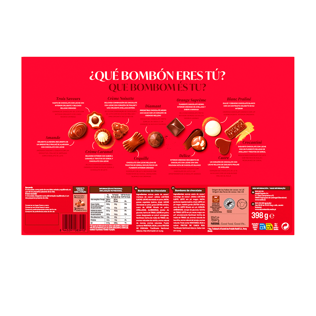 BOMBONES NESTL&Eacute; 398 G.